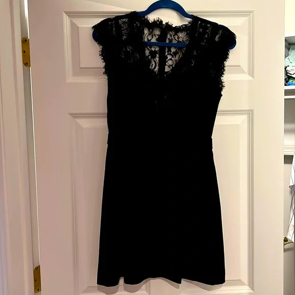 bcbgeneration black dress BCBGeneration: Violet Dress, hugging silhouette BCBGeneration Ruched Mini Dress in